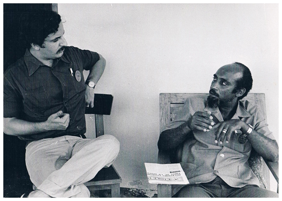 Marcelino with Pietro Petrucci, à Mogadiscio